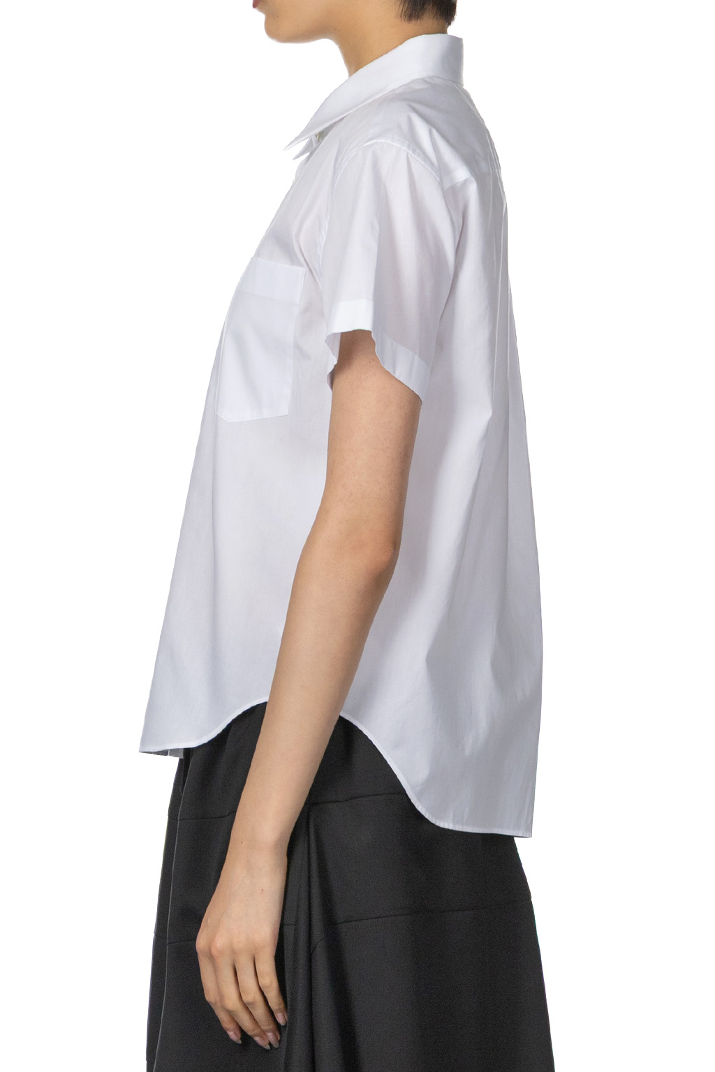 Comme Des Garcons TAO - Cotton Broad SS Blouse - White